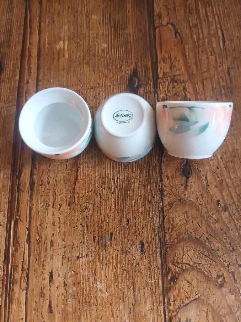 Eierdopje 2x Arzberg, Overige typen, Ophalen of Verzenden, Zo goed als nieuw, Overige stijlen