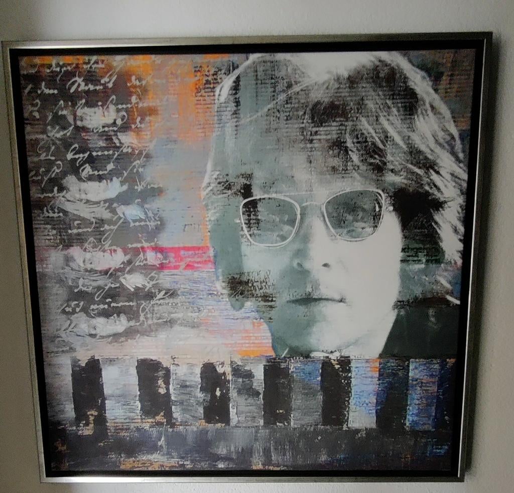 Modern pop art canvas JOHN LENNON, Antiek en Kunst, Ophalen