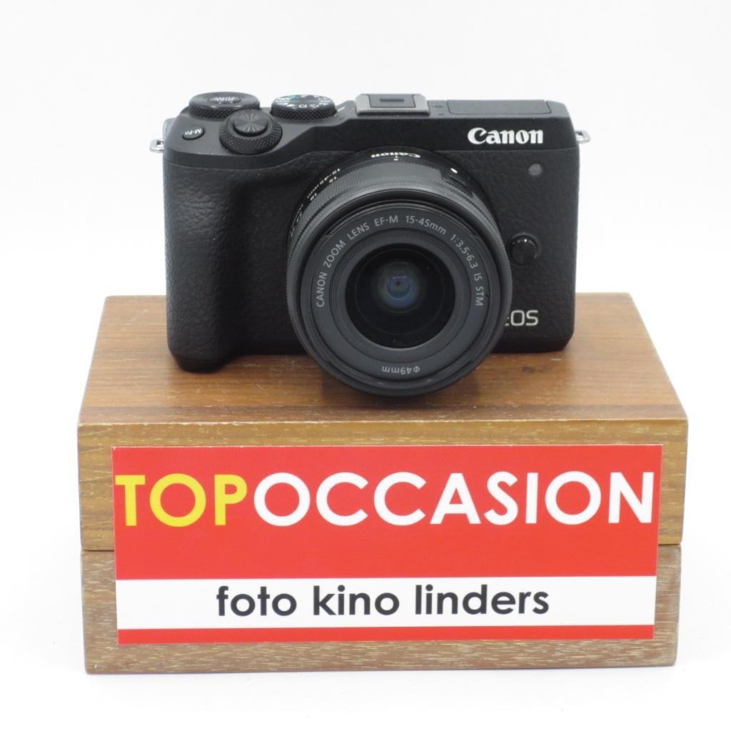 OCCASION: Canon EOS M6 II + 15-45mm, Audio, Tv en Foto, Fotocamera's Digitaal, Gebruikt, 32 Megapixel, Canon, Compact