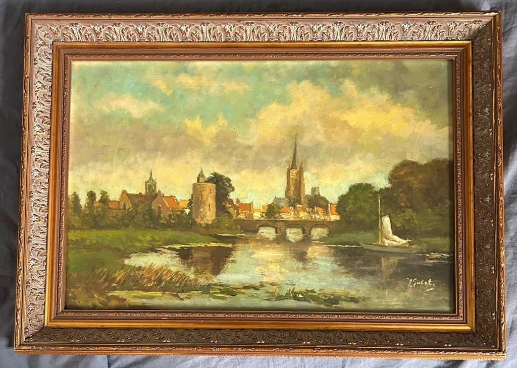 Gezicht op Brugge, Ophalen of Verzenden