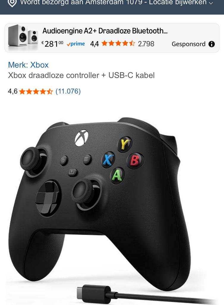 Draadloze Gamepad Controller voor Xbox/PC/PS3/Android, Nieuw, Ophalen of Verzenden, Controller, Xbox Original