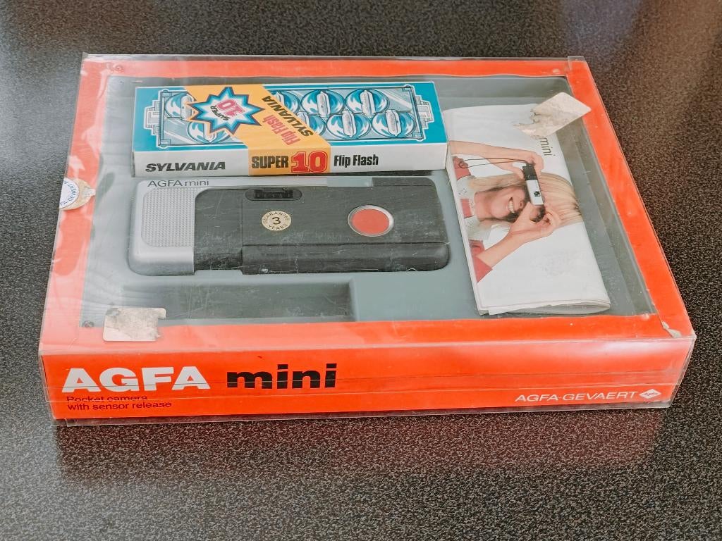 Agfa mini in originele verpakking met gebruiksaanwijzing, Ophalen of Verzenden, 1960 tot 1980, Fototoestel