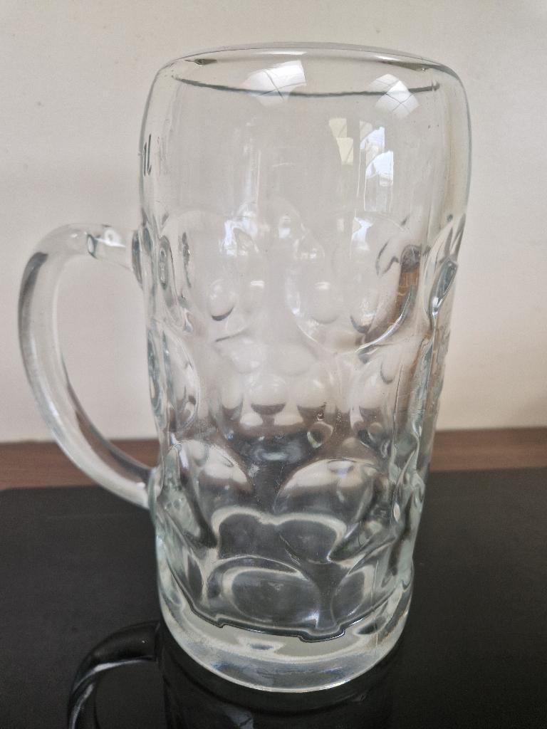 Duitse bierpul van 1 LITER, Ophalen of Verzenden, Zo goed als nieuw, Pul(len), Overige merken