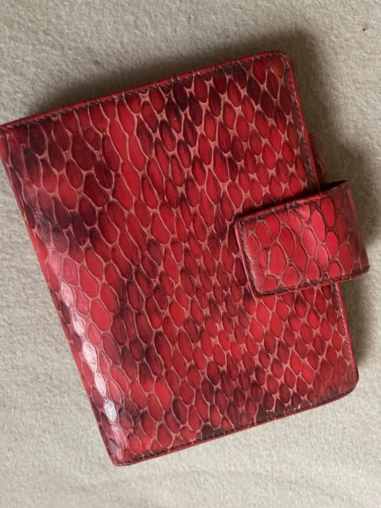 Rode, echt lederen, ‘Succes’ agenda, Ophalen of Verzenden, Zo goed als nieuw