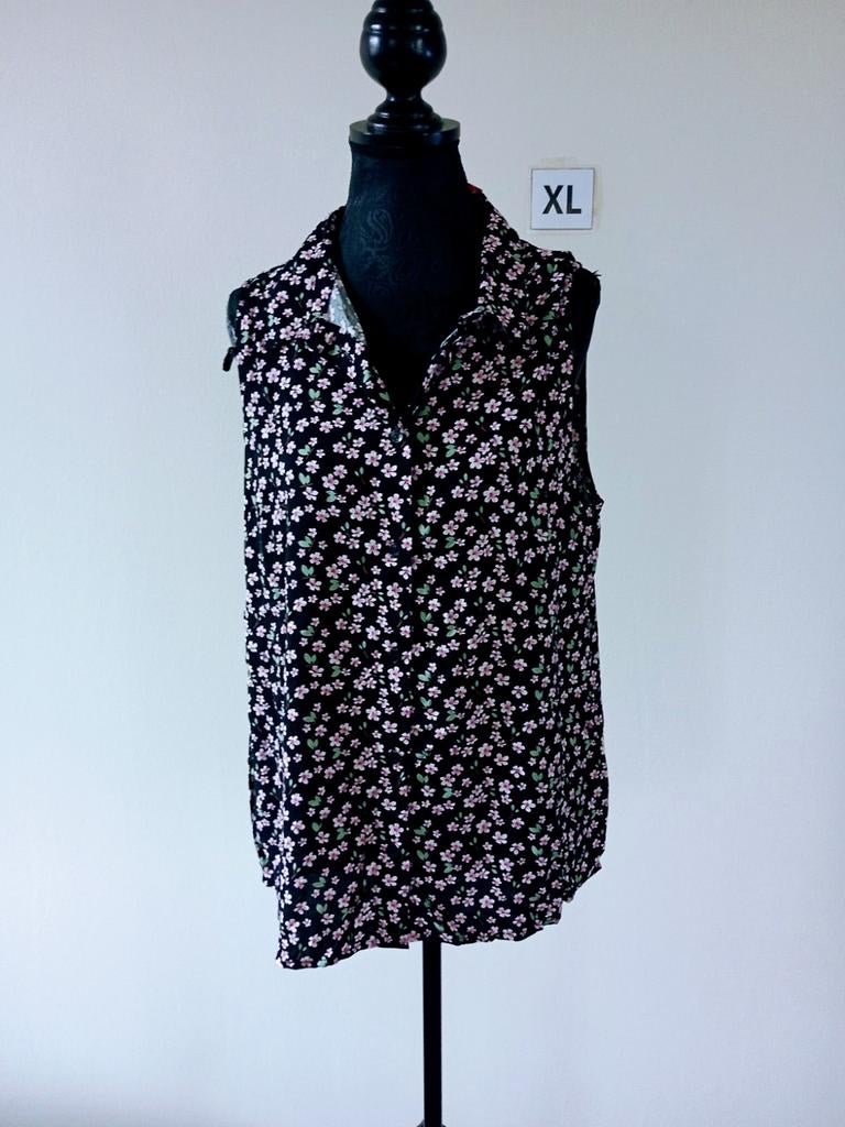 Shirtje. Blouse zonder mouwen. Maar XL. Zwart. Nieuw!, Ophalen of Verzenden, Zo goed als nieuw, Zwart, Shirt of Top