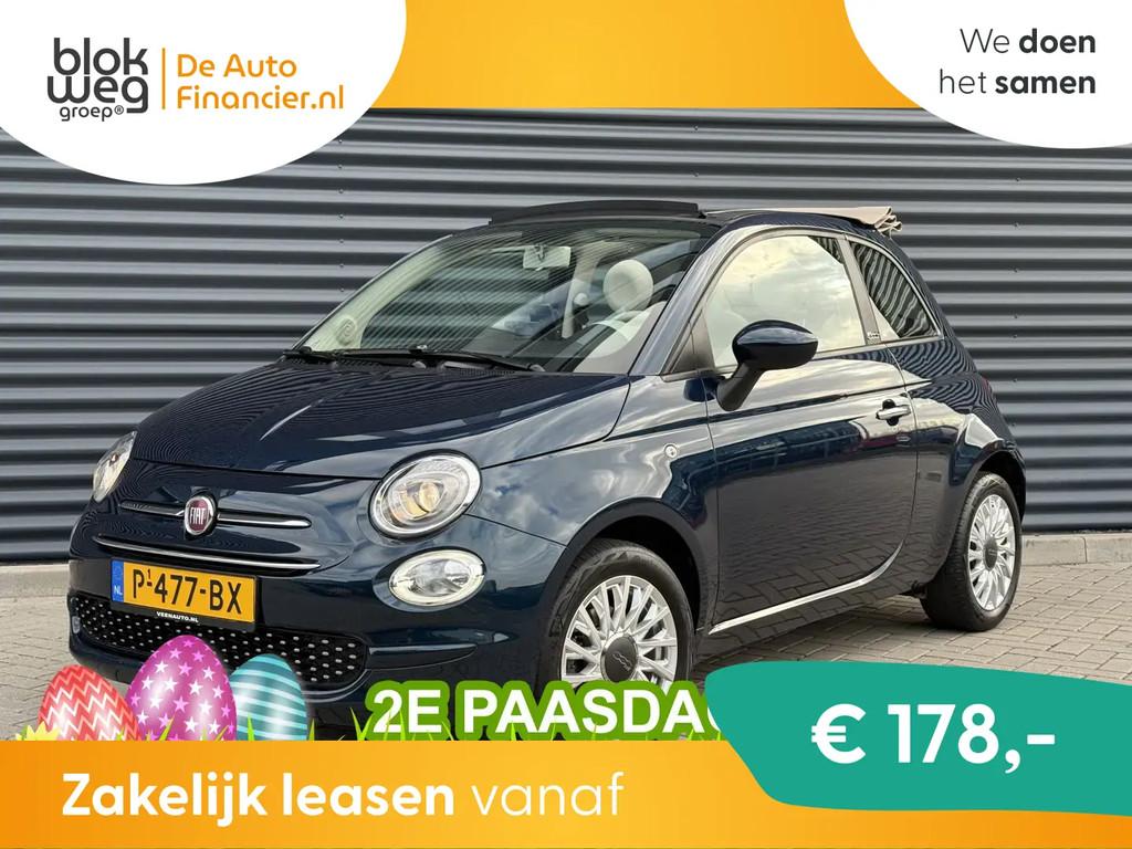 Fiat 500C 1.0 Hybrid Lounge € 12.945,00, Voorwielaandrijving, Stof, Cabriolet, Bedrijf