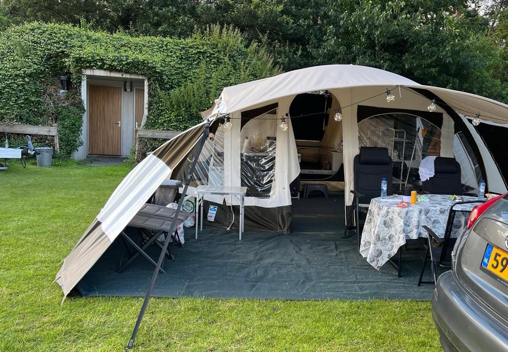 Jamet Dakota vouwwagen uit 2016 - Ruim en comfortabel!, Caravans en Kamperen, Vouwwagens, Ophalen, Aanwezig, Jamet, Tot en met 4