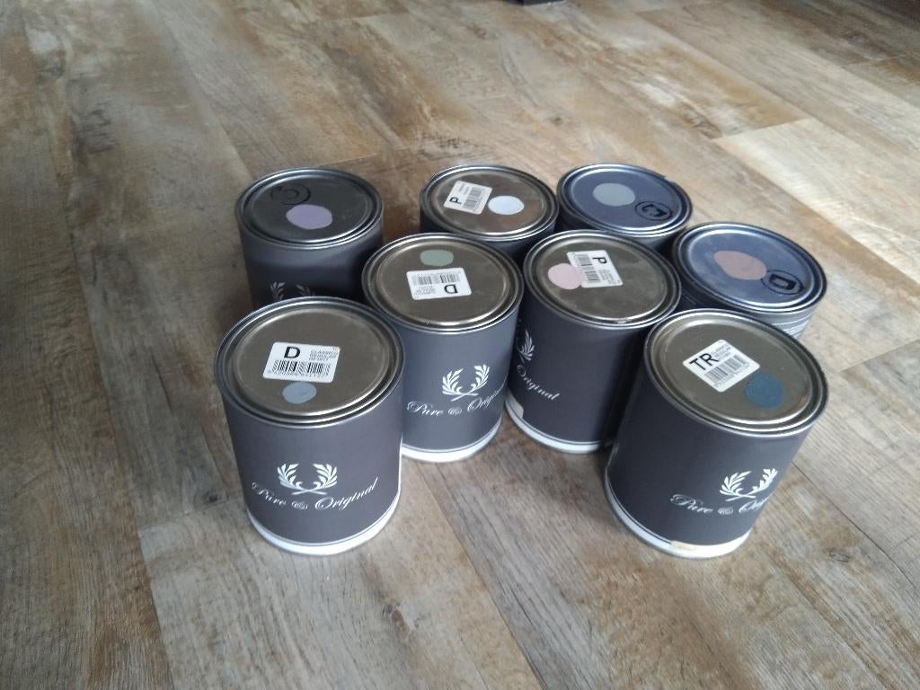 Pure & Original krijtverf muurverf - meerdere kleuren 1 L, Ophalen of Verzenden, Nieuw, Overige kleuren, Verf