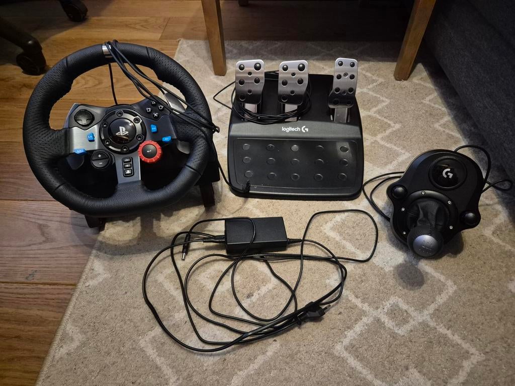 Logitech G29 stuur met pedalen en shifter, Ophalen of Verzenden, Zo goed als nieuw