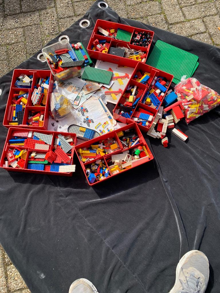 Lego verzameling vintage, Ophalen, Gebruikt, Losse stenen, Lego