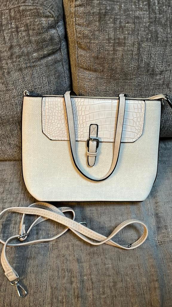 Mooie nieuwe tas crème, Ophalen of Verzenden, Nieuw, Beige, Handtas