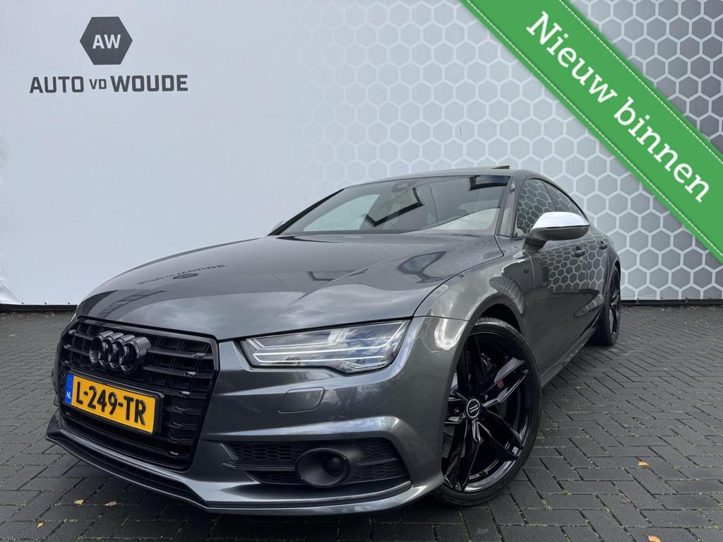 Audi S7 4.0 TFSI S7 RS7 quattro Leder Matrix Schuifdak 450PK, Auto's, Audi, Automaat, Gebruikt, 4 stoelen, 120 €/maand