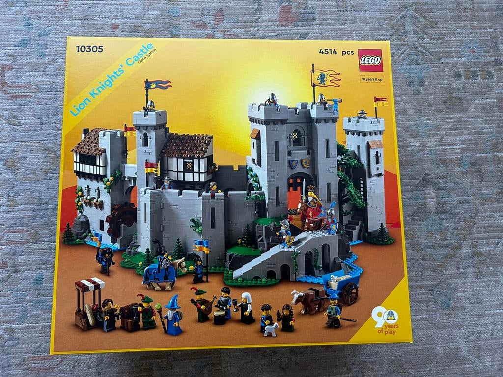Lego Icons Leeuwenridders Kasteel 10305 Nieuw, Ophalen of Verzenden, Nieuw, Complete set, Lego