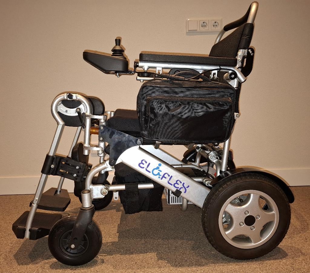 Eloflex F opvouwbare elektrische rolstoel, Ophalen, Inklapbaar, Zo goed als nieuw, Elektrische rolstoel