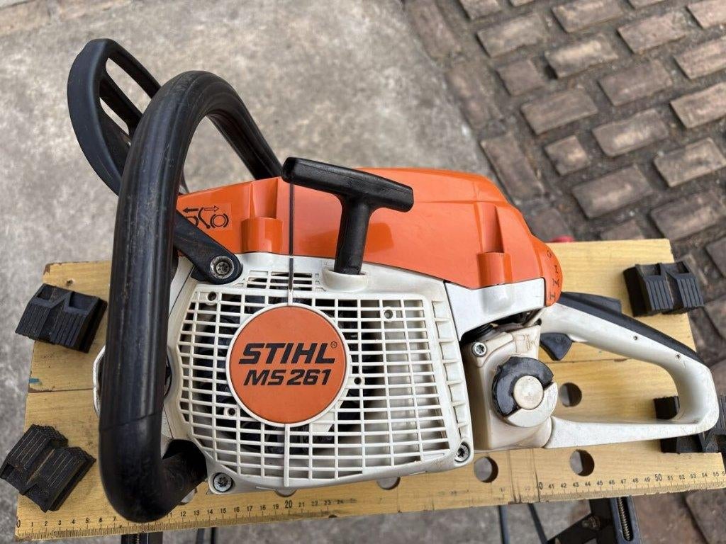 STIHL MS261 professionele kettingzaag werkend, Stihl, Gebruikt, Kettingzaag, Ophalen of Verzenden