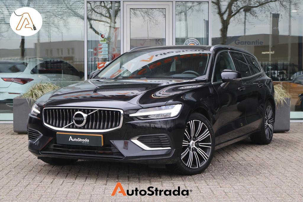 Volvo V60 T6 Business Pro Twin Engine 340pk AWD | Keyless |, Gebruikt, 4 cilinders, USB, Leder en Stof