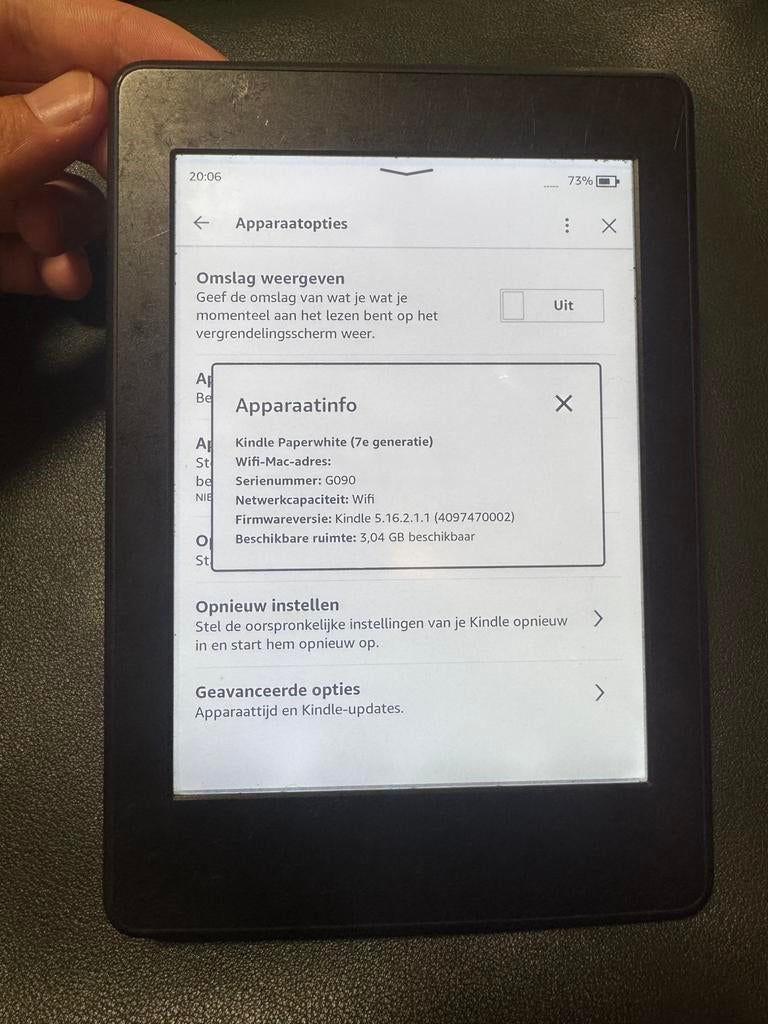 Amazon Kindle Paperwhite 3 (2015) - Gebruikt, Computers en Software, E-readers, Gebruikt, 6 inch of minder, Ophalen of Verzenden