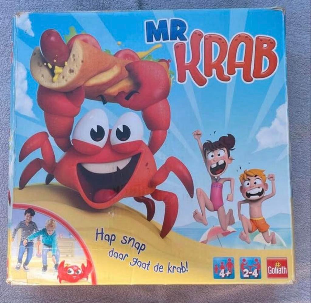 Super leuk spel! Mr KRAB van Goliath, Een of twee spelers, Ophalen of Verzenden, Zo goed als nieuw