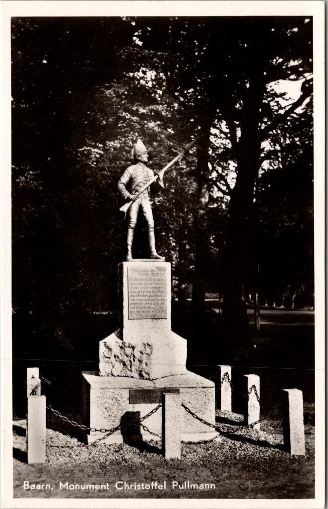 Baarn Monument Christoffel Pullman, Verzamelen, Verzenden, 1960 tot 1980, Ongelopen, Utrecht