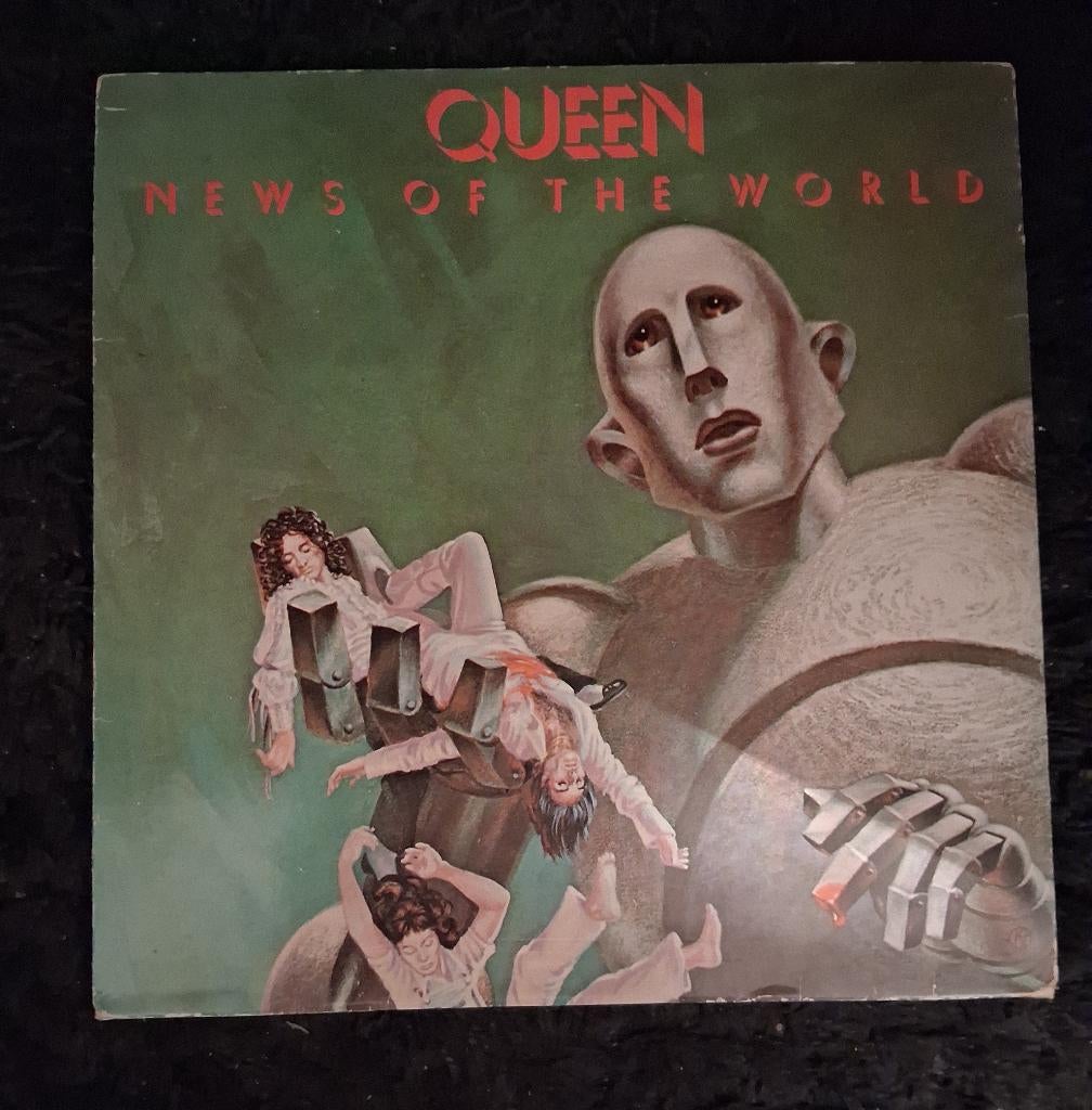 Queen news of the world Lp, Cd's en Dvd's, Vinyl | Pop, Verzenden, 1970 - 1979, Gebruikt, 12 inch