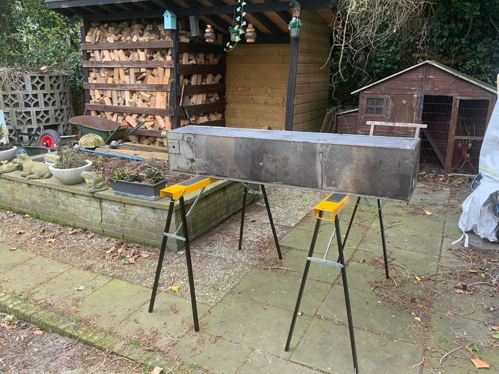 RVS Watertank 90 Liter - 25x25x140 cm, Ophalen, Gebruikt, Motor en Techniek, Zeilboot of Motorboot