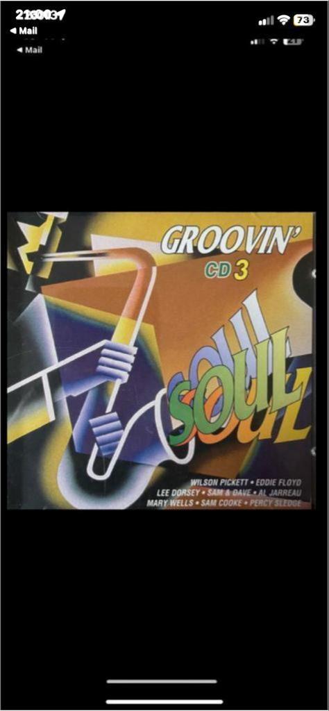 Groovin' Soul CD 3- Diverse Artiesten, 1960 tot 1980, Gebruikt, Boxset, Ophalen of Verzenden