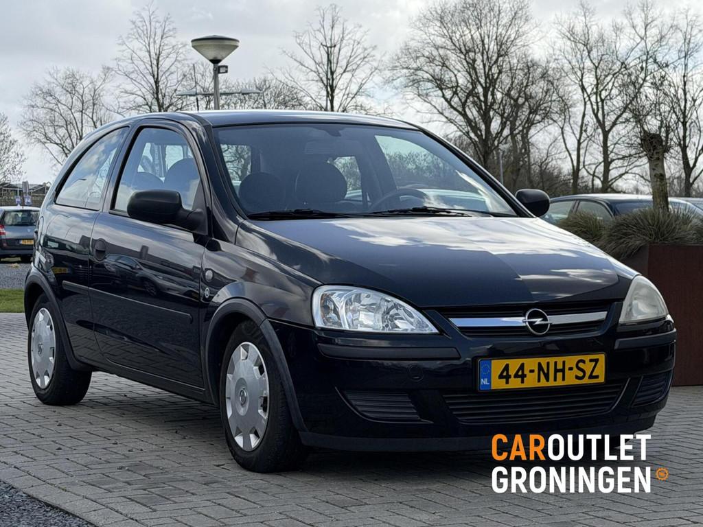 Opel Corsa 1.2-16V Essentia | AIRCO | NAP | GOED ONDERHOUDEN, Voorwielaandrijving, Gebruikt, Zwart, Origineel Nederlands