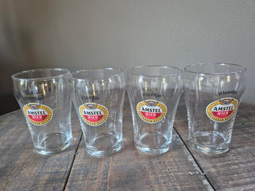 Kleintje amstelbier glas, Ophalen of Verzenden, Glas of Glazen, Overige merken