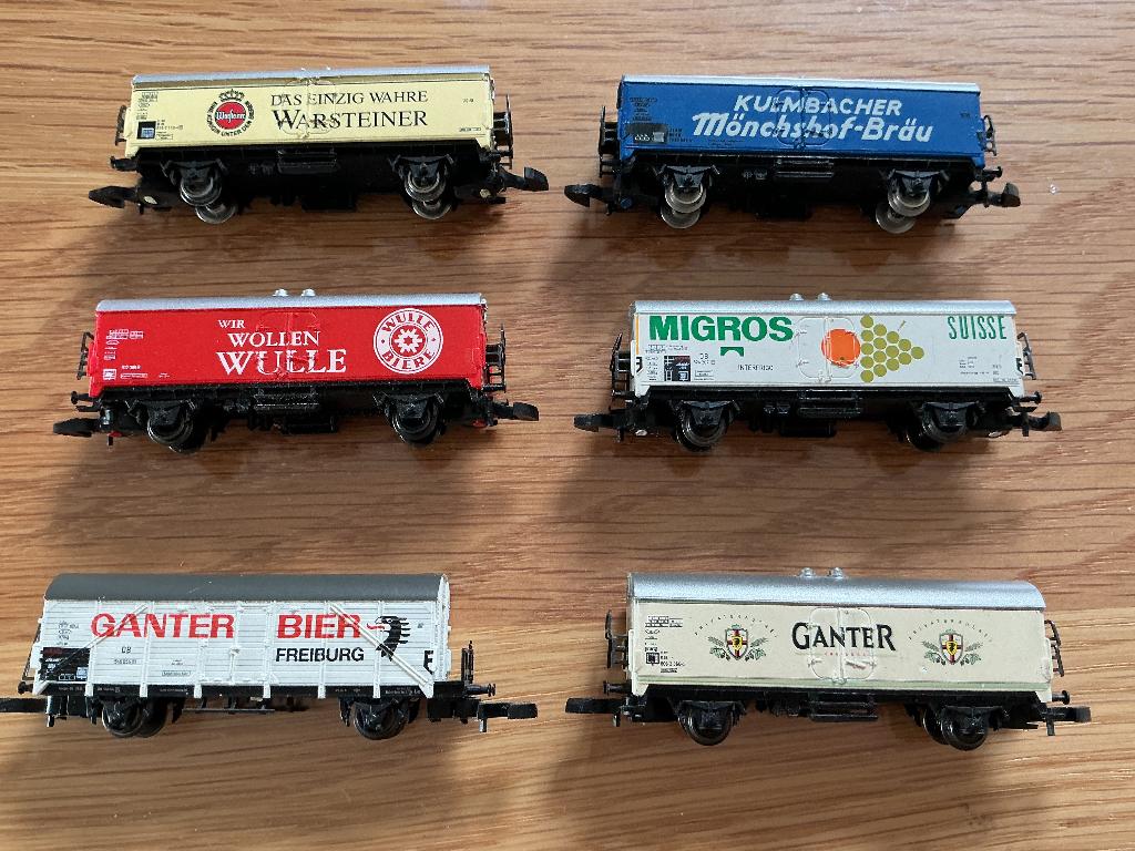 Marklin Miniclub Spoor Z Wagons, Hobby en Vrije tijd, Wisselstroom, Gebruikt, Wagon, Ophalen of Verzenden