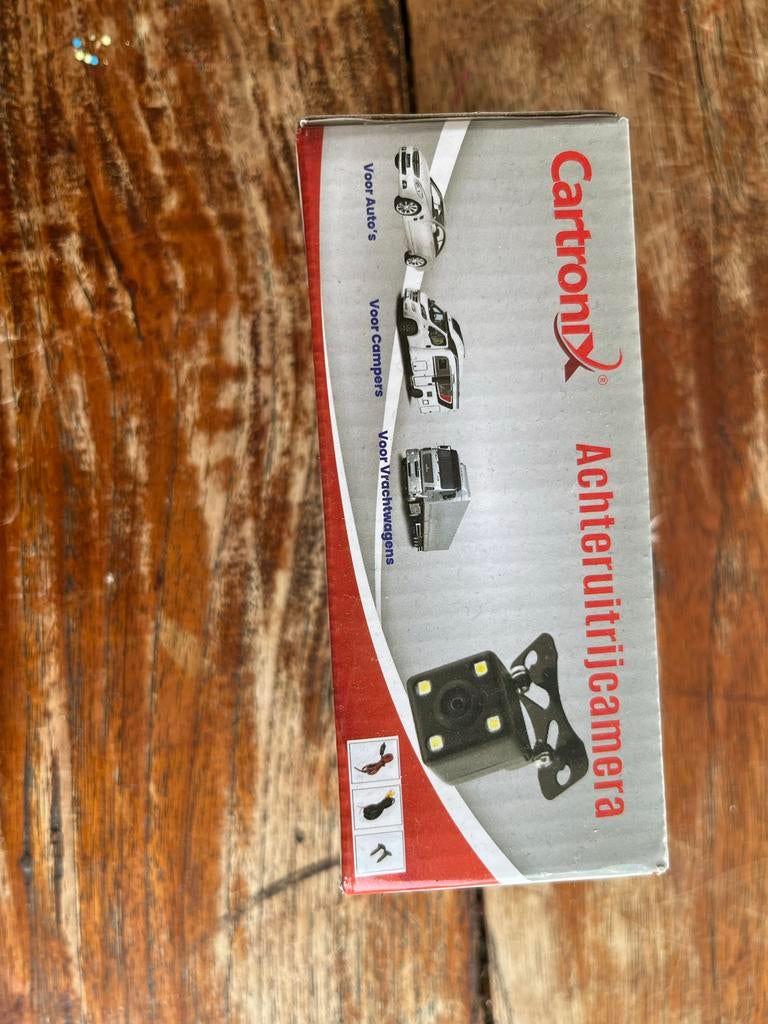 Cartronix Achteruitrijcamera met Nachtzicht en LED, Auto diversen, Ophalen of Verzenden, Nieuw