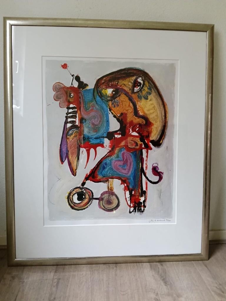 Zeefdruk van Jan te Wierik, Ophalen