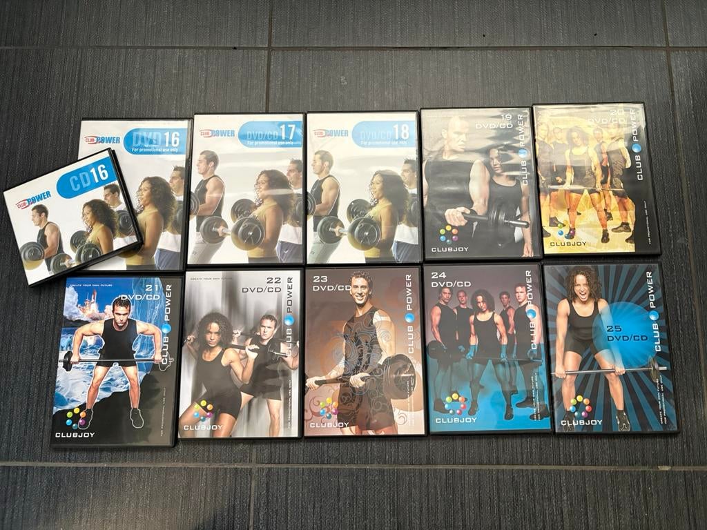 10 x club joy power instructie dvd en cd 16-25, Cursus of Instructie, Alle leeftijden, Ophalen of Verzenden, Gebruikt