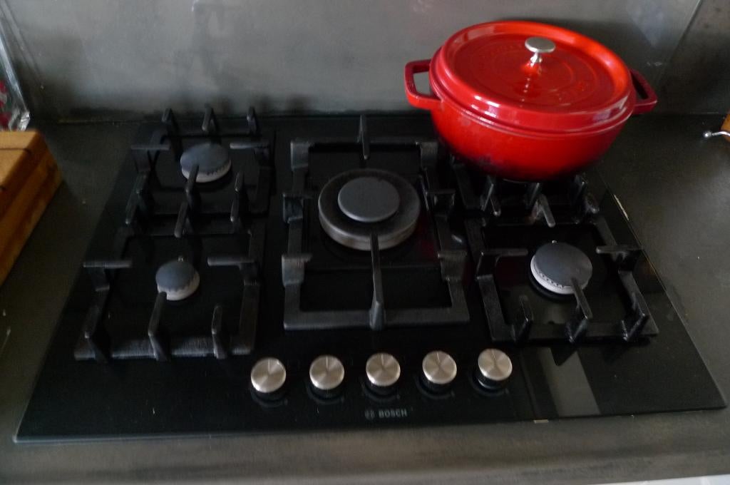 Kookplaat, Ophalen, Gebruikt, Gas, Vrijstaand