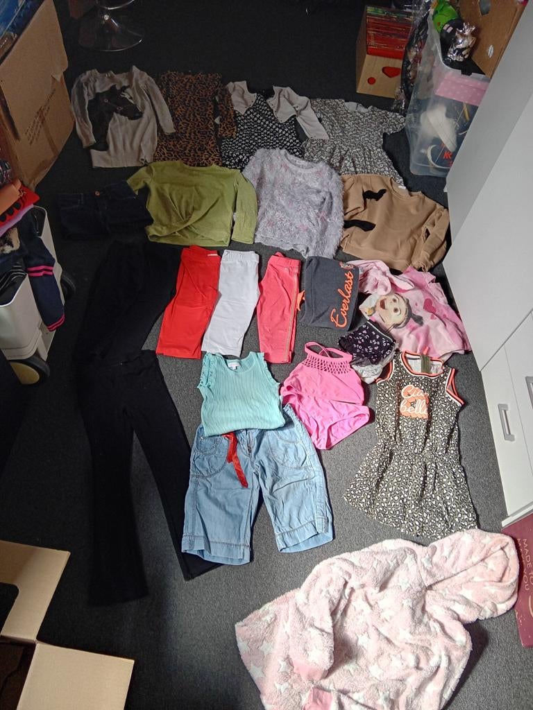 Meisjes kleding pakket 128/134 ( pakket 2 ), Kinderen en Baby's, Ophalen of Verzenden, Zo goed als nieuw, Maat 128