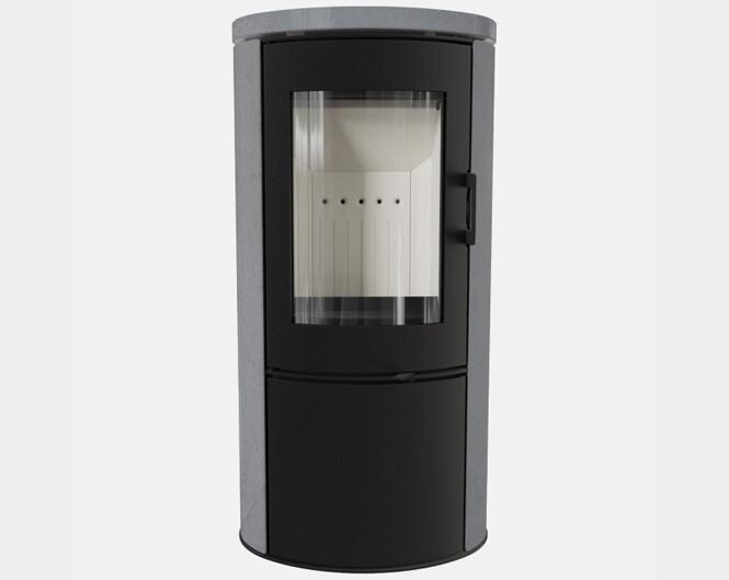 Stalen houtkachel Kratki Koza AB Beton (8KW), Huis en Inrichting, Kachels, Niet ingevuld, Niet ingevuld, Ophalen of Verzenden