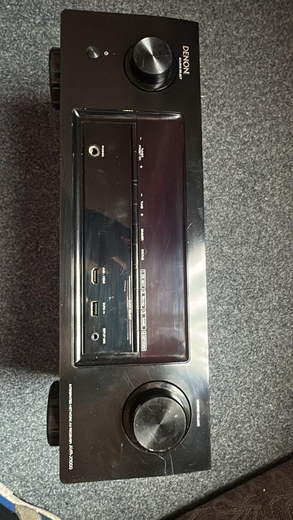 Denon AVR-X1000 receiver, Ophalen, Denon, 120 watt of meer, Gebruikt