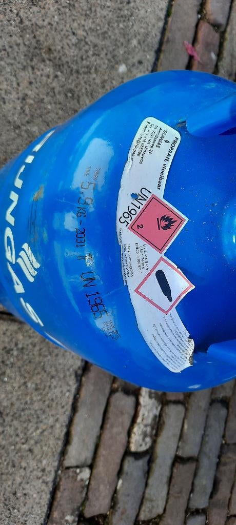gasfles rijngas, Caravans en Kamperen, Ophalen, Zo goed als nieuw