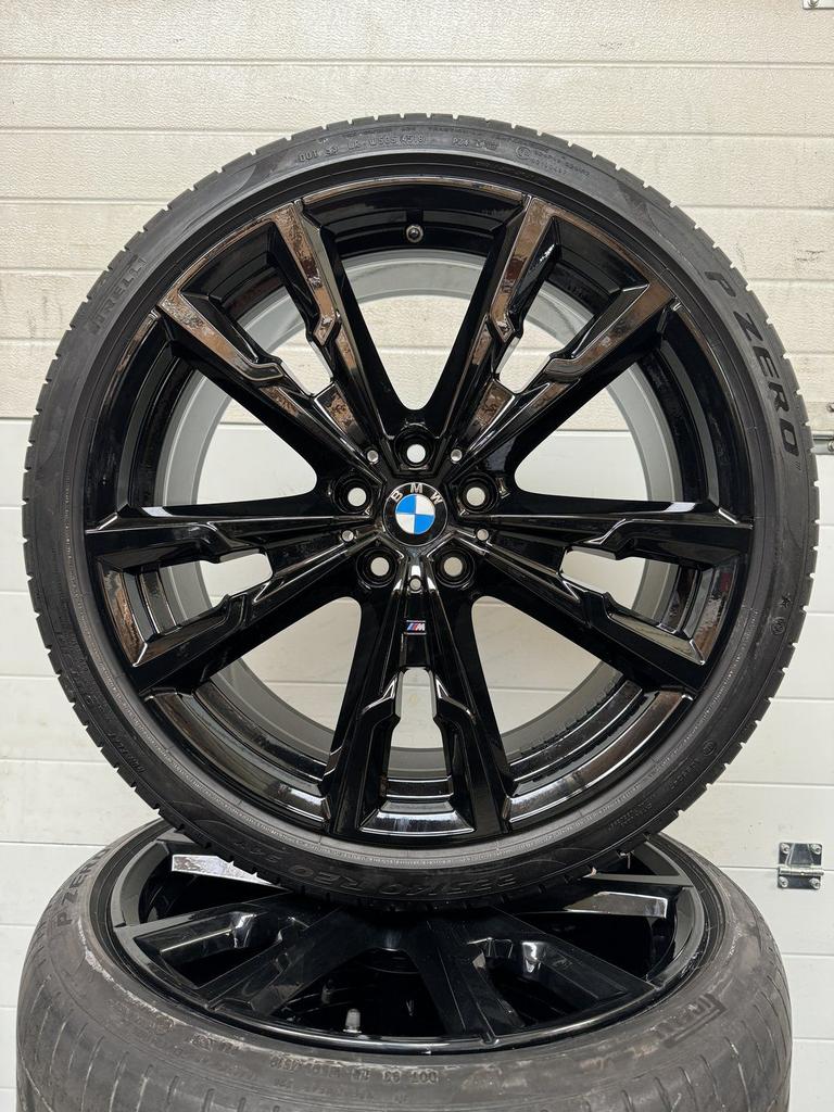 20’’BMW X1 F48 X2 F39 VELGEN ZOMERBANDEN ORIG TPMS STYLE 721, Gebruikt, -, -, Banden en Velgen