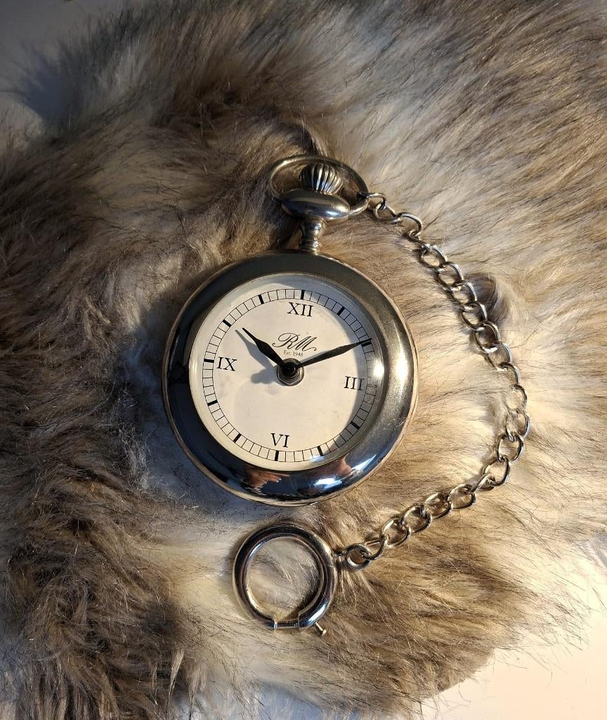 Zakhorloge Riviera Maison, Huis en Inrichting, Woonaccessoires | Klokken, Ophalen of Verzenden, Zo goed als nieuw, Analoog, Overige typen