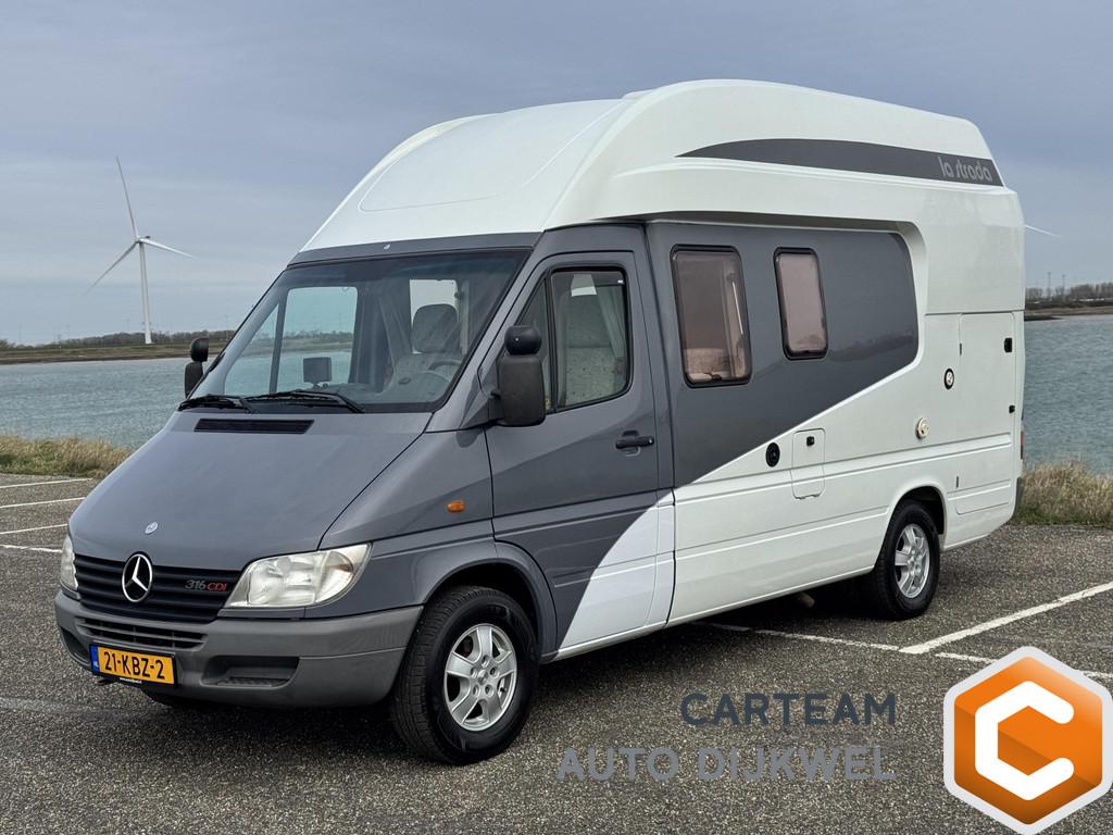 Mercedes-Benz Sprinter 316 CDi Automaat La Strada Nova L | A, Automaat, Alarm, Buscamper of Camperbus, Tot en met 2
