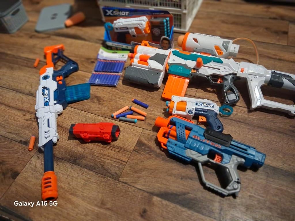 Nerf en Xshot Blasters met darts, Ophalen of Verzenden, Jongen of Meisje