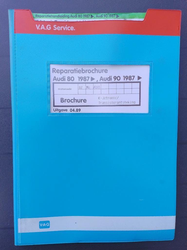 Werkplaatsboek Audi 80 B3 + Coupé 1.8  82KW K-Jetronic  DZ, Ophalen of Verzenden, Gelezen, Audi