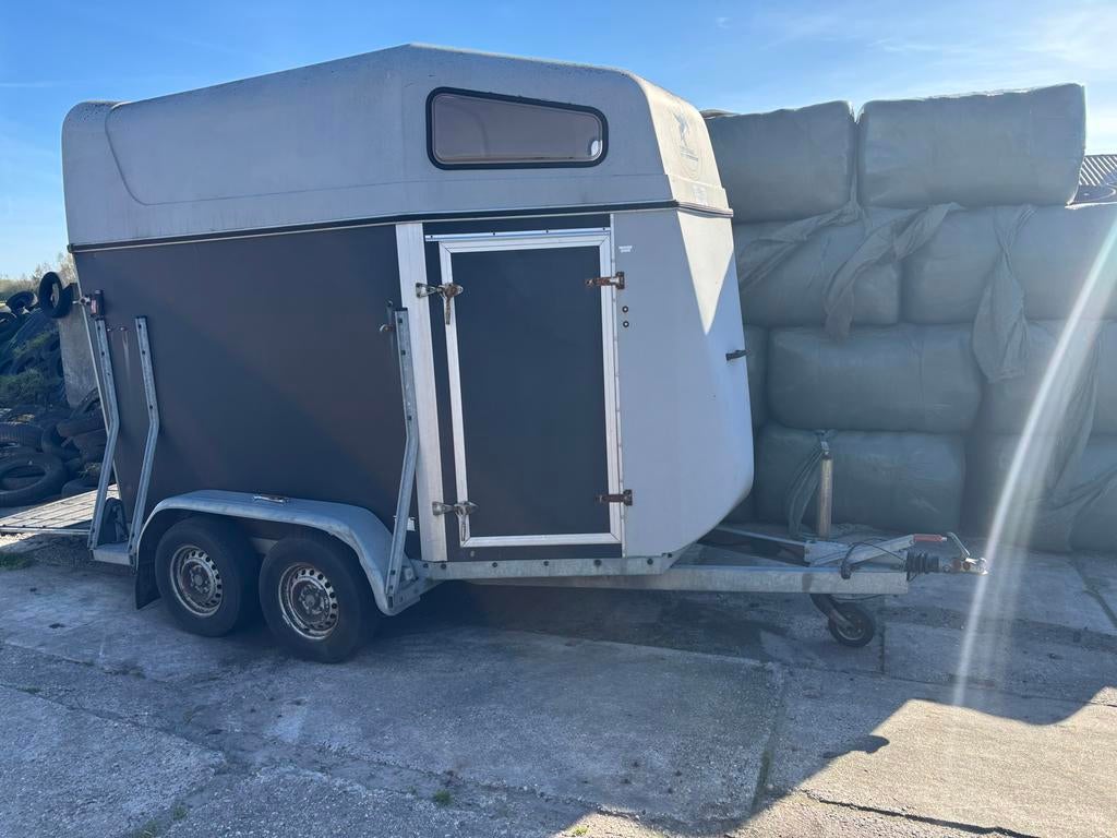 Paardentrailer, Dieren en Toebehoren, Paarden en Pony's | Trailers en Aanhangwagens, Ophalen, Gebruikt, Hout