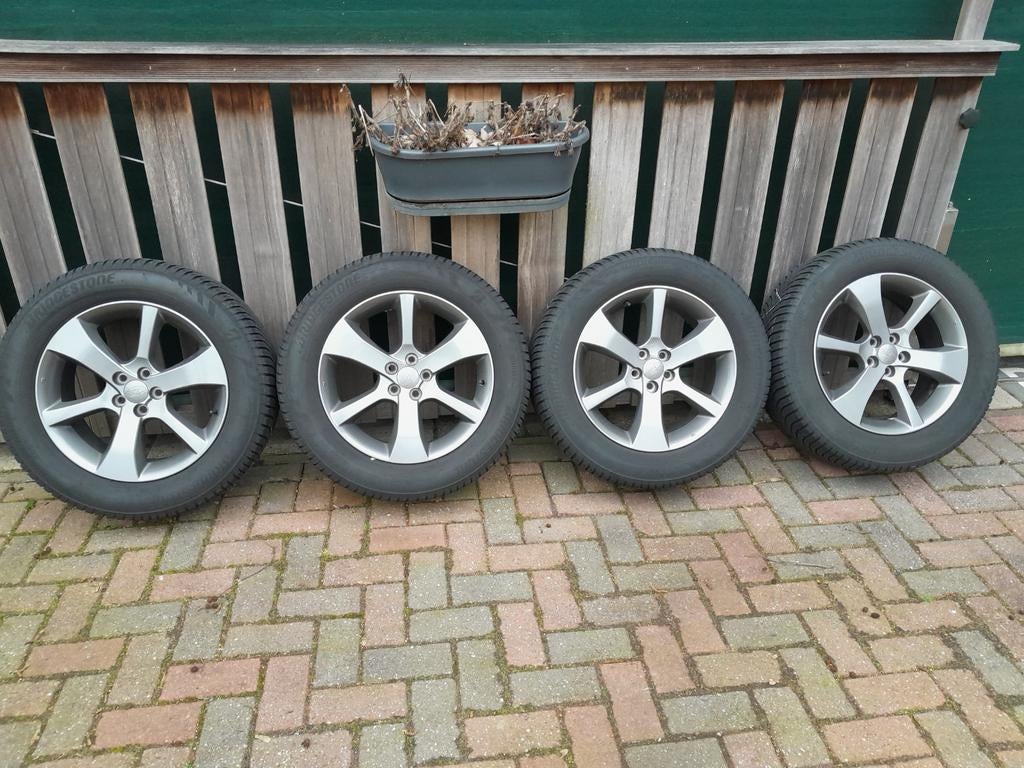 Originele Subaru Velgenset + 4 seizoenen banden, Ophalen, All Season, Banden en Velgen