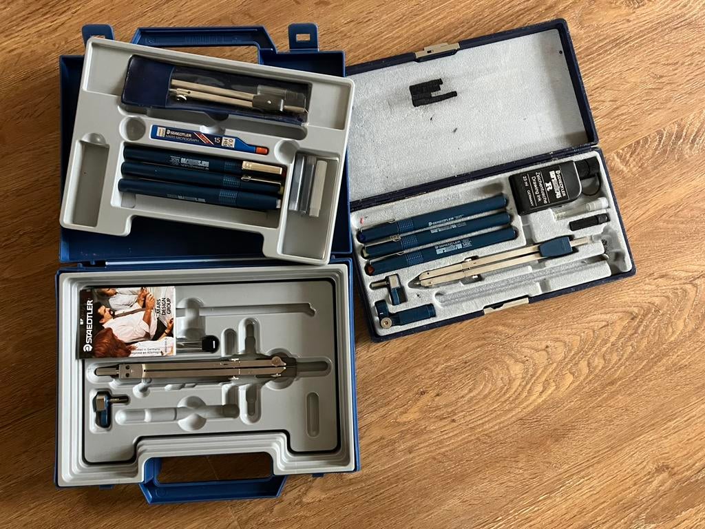 Staedtler Mars Matic 700 technische tekenpennen sets, Ophalen of Verzenden, Gebruikt, Overige typen