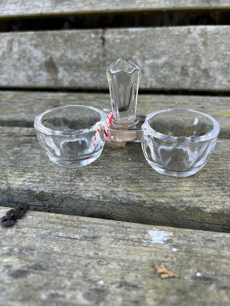 Glazen zout vaatje, Antiek en Kunst, Ophalen of Verzenden