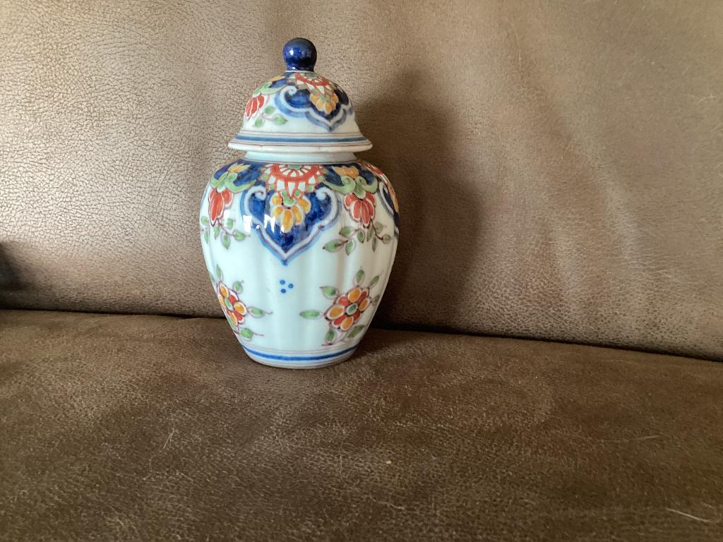 Oude aardewerken pot van Makkum aardenwerk, Antiek en Kunst, Ophalen of Verzenden