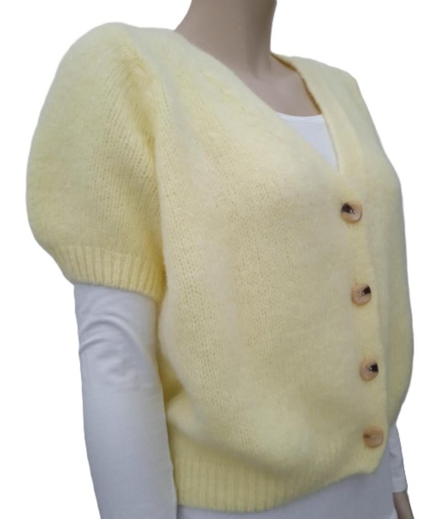 Nieuw, dames vest truitje van IN APRIL, Maat 38/40 (M), IN APRIL, Geel, Nieuw