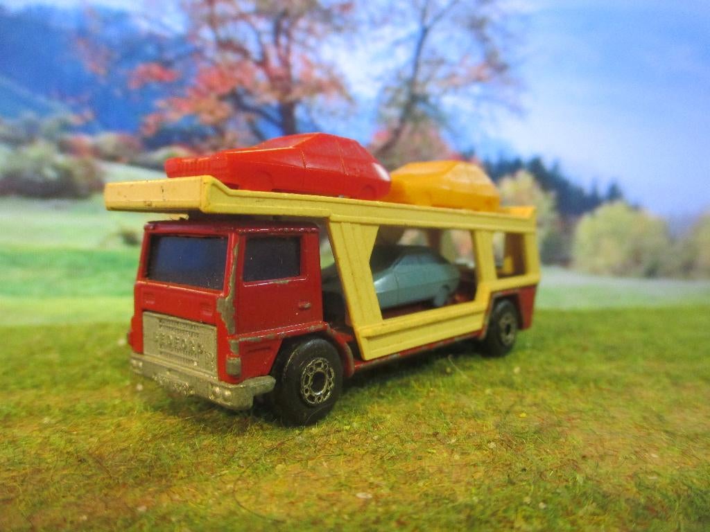 1:111 Bedford Car Carier - Matchbox MB11 1980-1981 #2, Ophalen of Verzenden, Gebruikt, Auto
