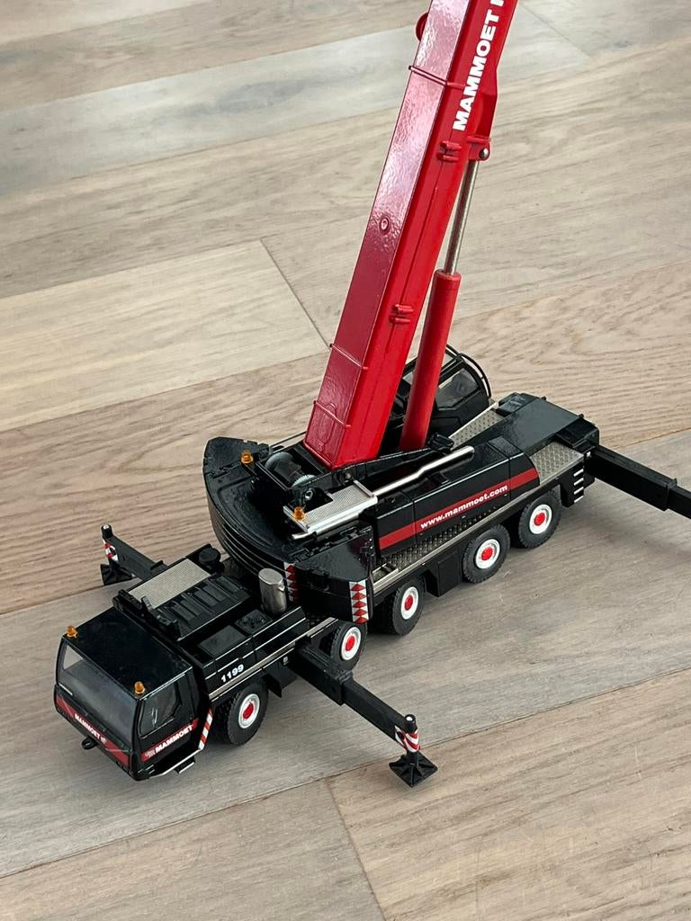 Model kraan Mammoet 1:50 LTM 1200, Hobby en Vrije tijd, Ophalen, Zo goed als nieuw, Hijskraan, Tractor of Landbouw